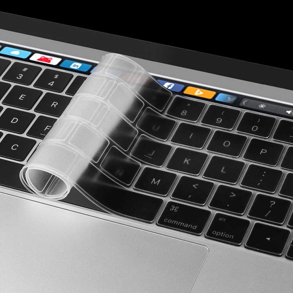 Silicone Keyboard Cover Protector Untuk Macbook Pro 2016 Touchbar 13 15 inch