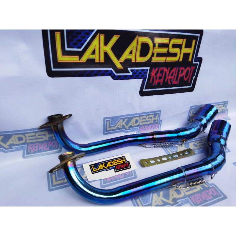 LEHER KNALPOT BLUEMOON (INLET 38/50) BEAT MIO VARIO AEROX SCOOPY NMAX PCX ADV LEXI GENIO FREEGO DLL