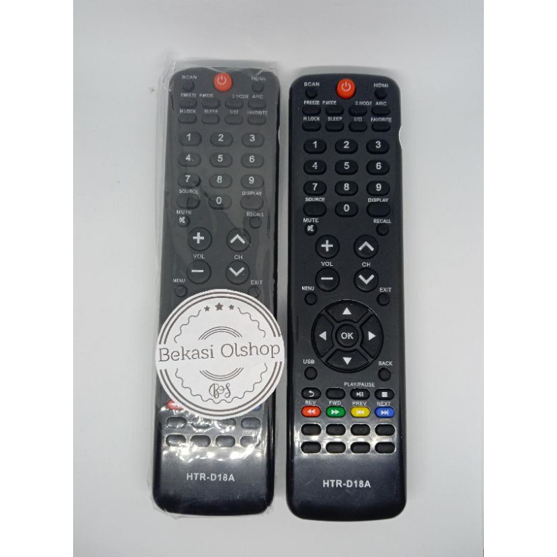 Remote Remot Tv Sanyo LED LCD D18A