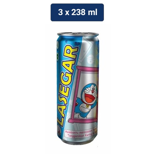 Lasegar Doraemon Leci Kaleng 3 x 238 mL