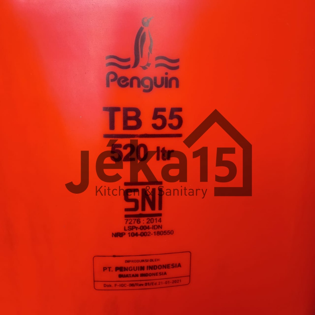 TOREN AIR 500 LITER PENGUIN BONUS PLUMBING / TB 55 / TANGKI AIR 500 Liter