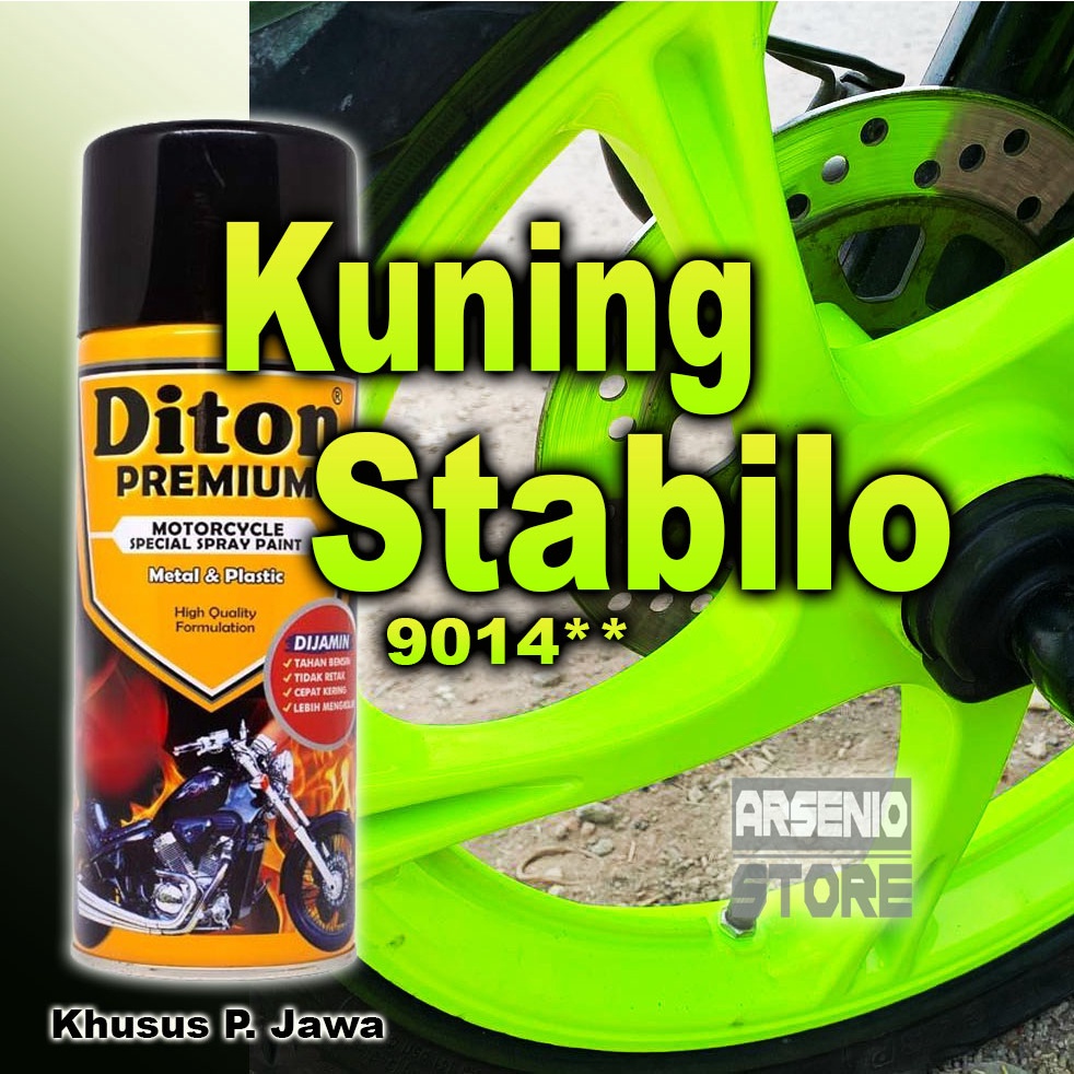 Diton Premium Kuning Stabillo Flourescent Yellow 9014