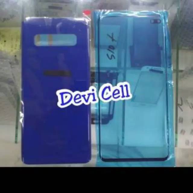 BACKDOOR BACK DOOR PLUS KACA LCD SAMSUNG S10 PLUS S10PLUS G975 ORI