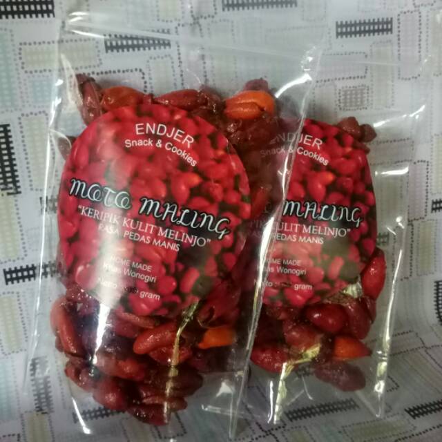 

Moto maling Keripik kulit melinjo kemasan 50gram