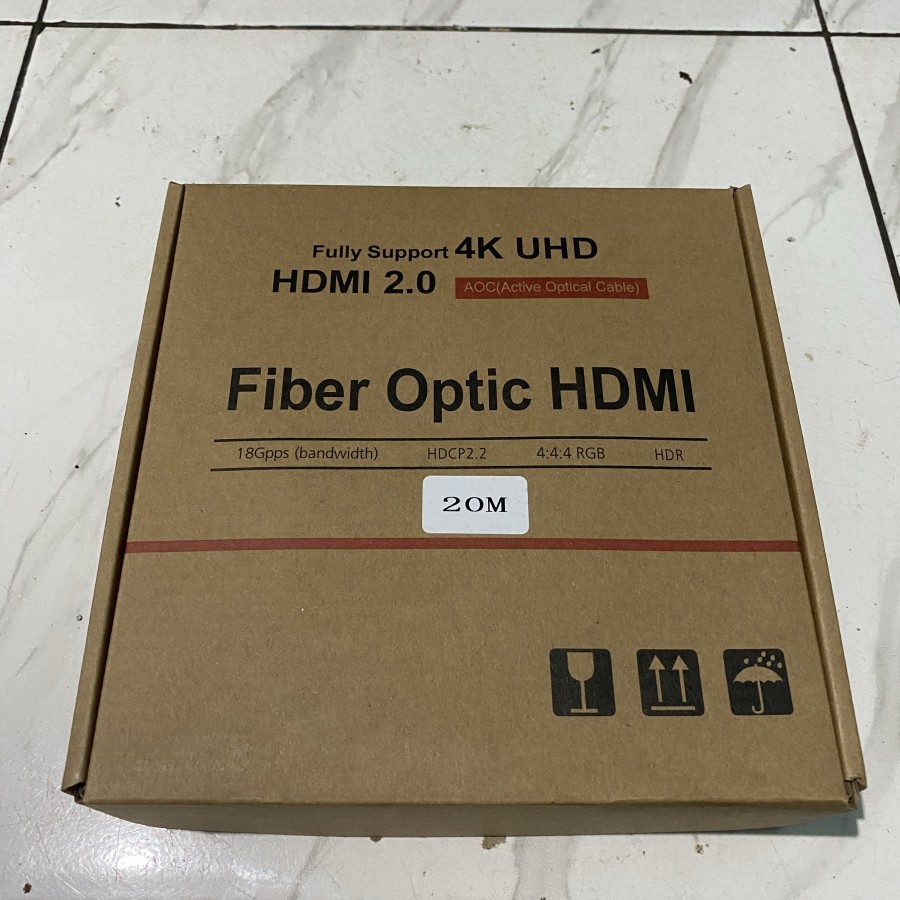 Cable HDMI 40m Active optical fiber 2.0 4K - Kabel hdmi 2.0 optic 40 m CABLE GOOD QUALITY