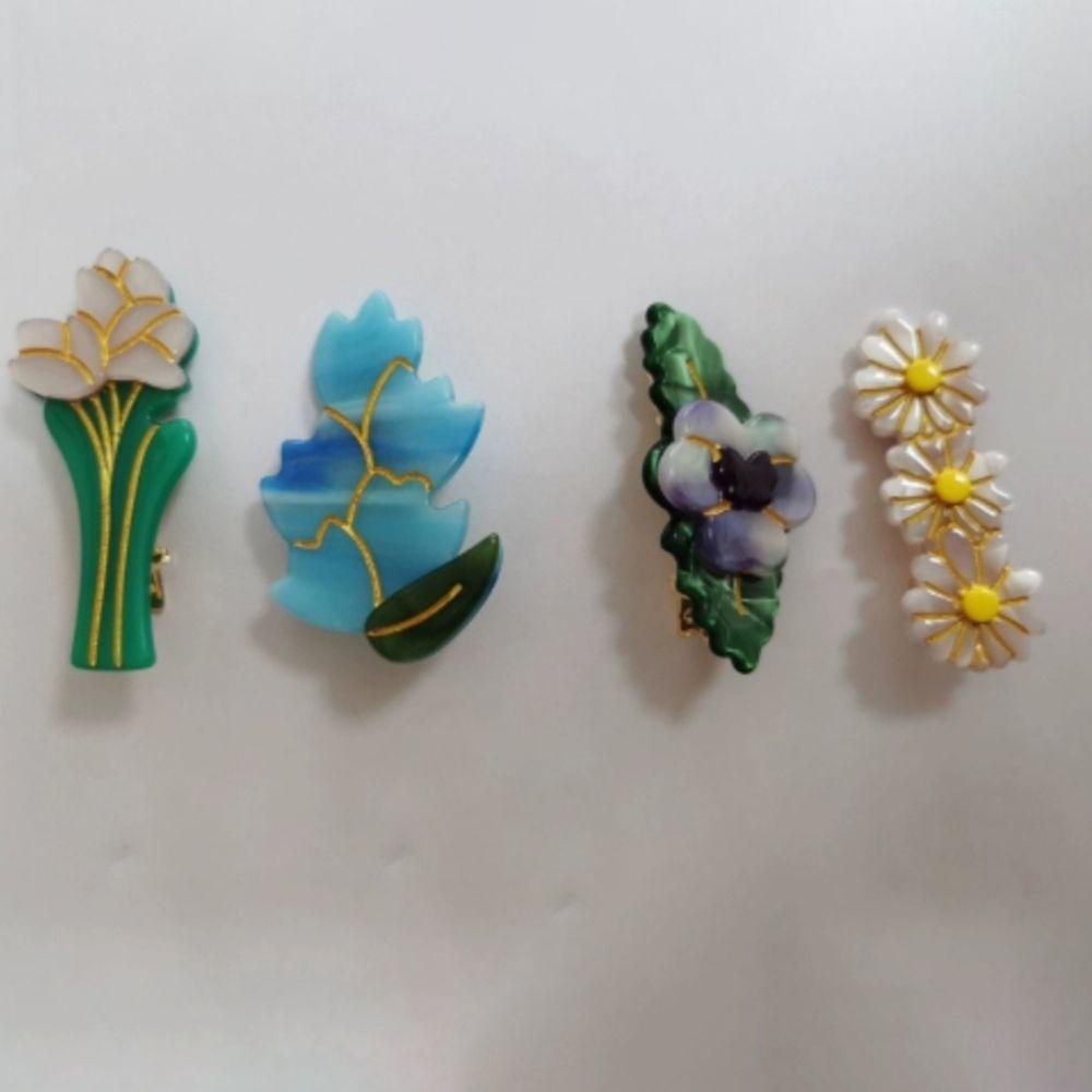 NICKOLAS1 Flower Hair Clip Hiasan Kepala Lucu Wisteria Bunga Acetic Hadiah Gadis Wanita Jepit