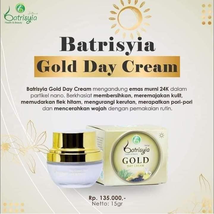 Gold Series Batrisyia Herbal (Day Cream, Night Cream, Serum)