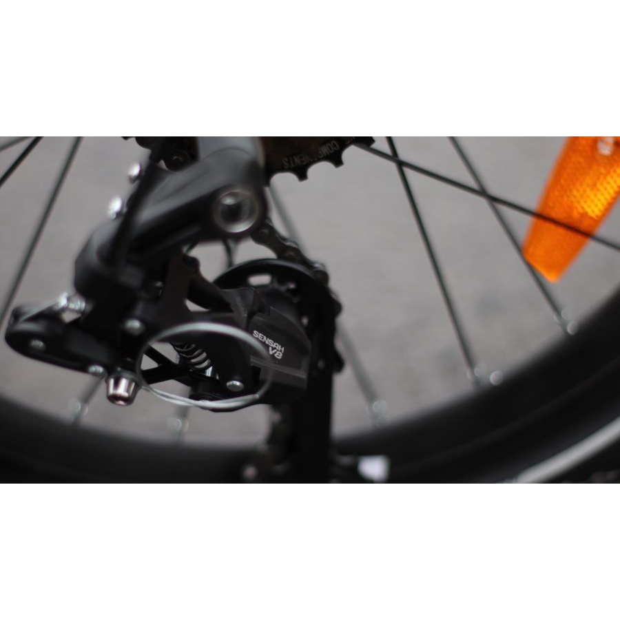 Sepeda Lipat Element Ecosmo 8 Speed Samudra Edition Garansi SNI-2