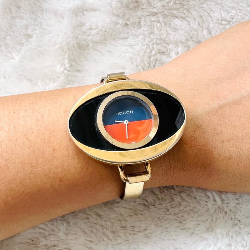 ODEON Swiss Watch Wanita Preloved jam gelang unik  condition 85% original