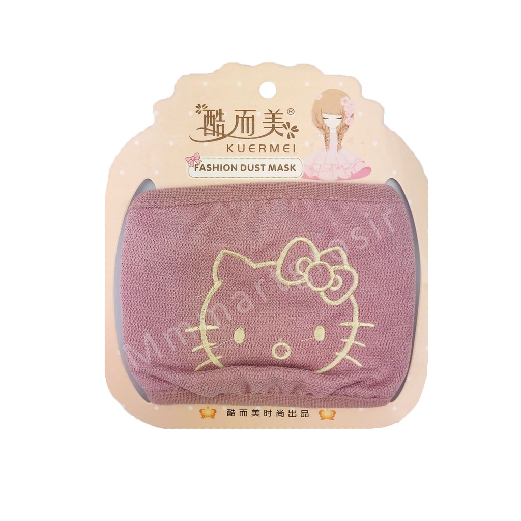 Masker Kain Kuermei / Masker Kain Karakter / Masker Motif HelloKitty