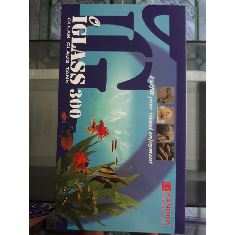 aquarium kandila iglass 300/ aquarium hias