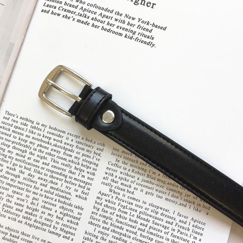 fashion&daily belt . ikat pinggang pria & wanita . model gesper tusuk.3mm