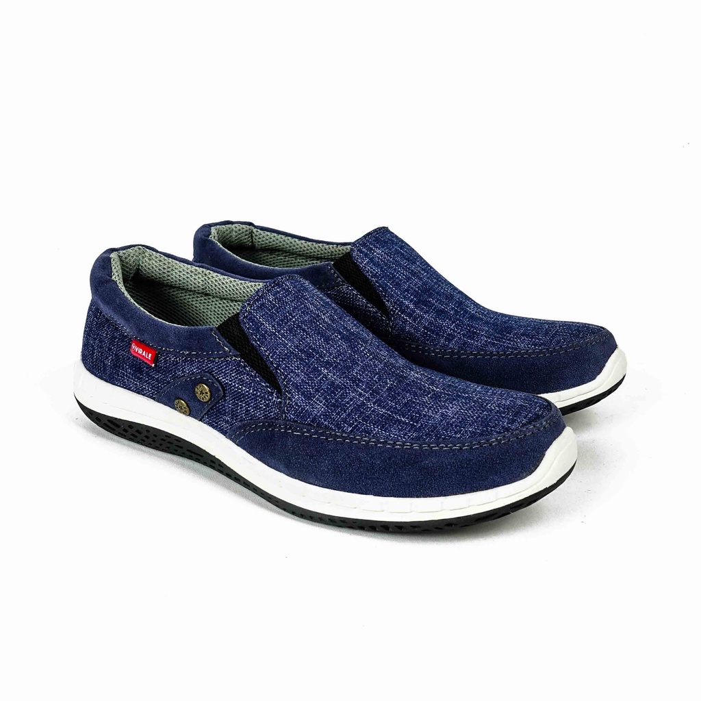 Sepatu Slip On Pria Original Virale Model Kasual Distro Mamojo Store BG 02