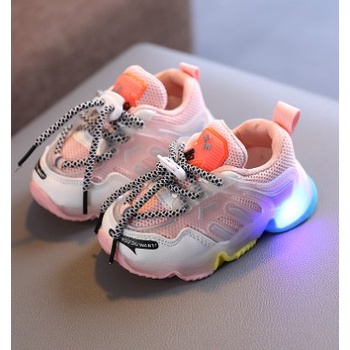 sepatu sneaker anak led 66011