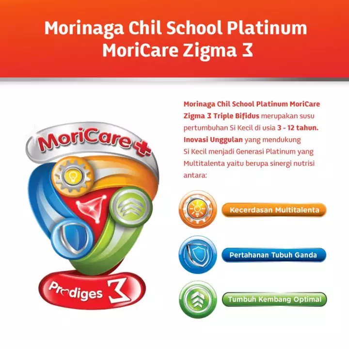 Morinaga Chil School Platinum Vanilla/Madu/Coklat 800 gr