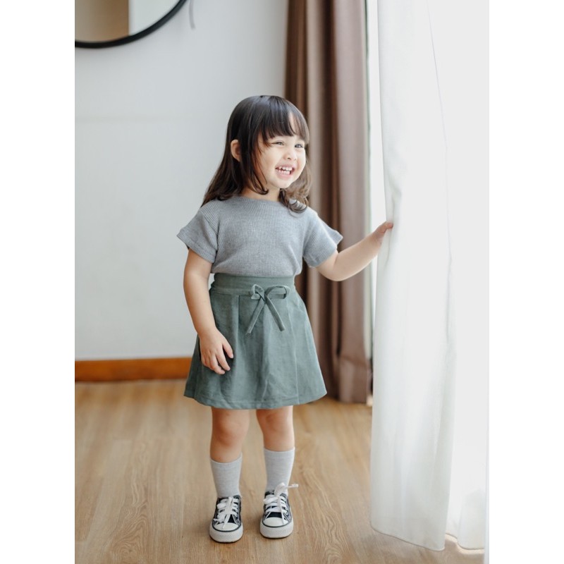 KIDDIEPODS - Ayana Skort / Skort anak perempuan / Celana rok Anak perempuan / Bawahan anak perempuan 1-10 tahun