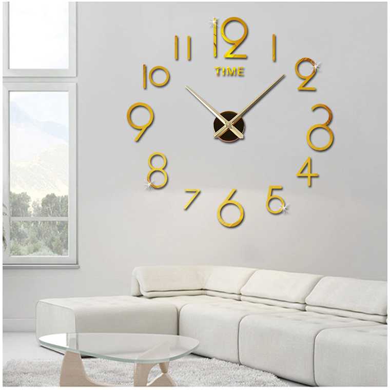 Jam Dinding DIY Giant Wall Clock Quartz Creative Design - DA03