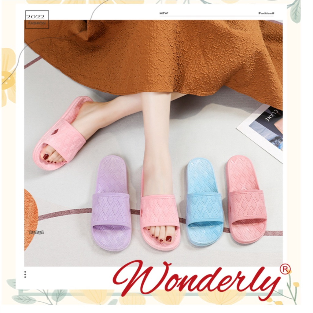 SENDAL KARET WANITA ANTISLIP WONDERLY K512