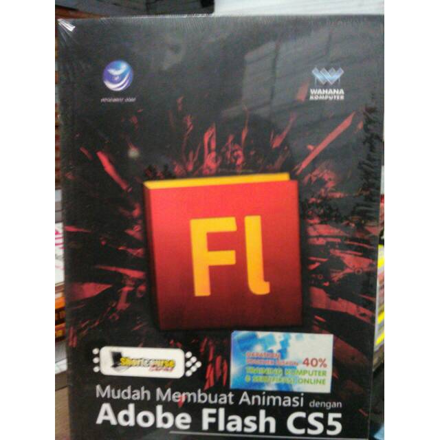 Mudah Membuat Animasi Dengan Adobe Flash Cs5 Original Shopee Indonesia