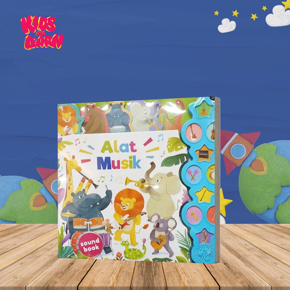 Buku Aktivitas Anak Belajar Big Sound Book Belajar Pintar Mengenal Suara Alat Musik Anak Tk Paud