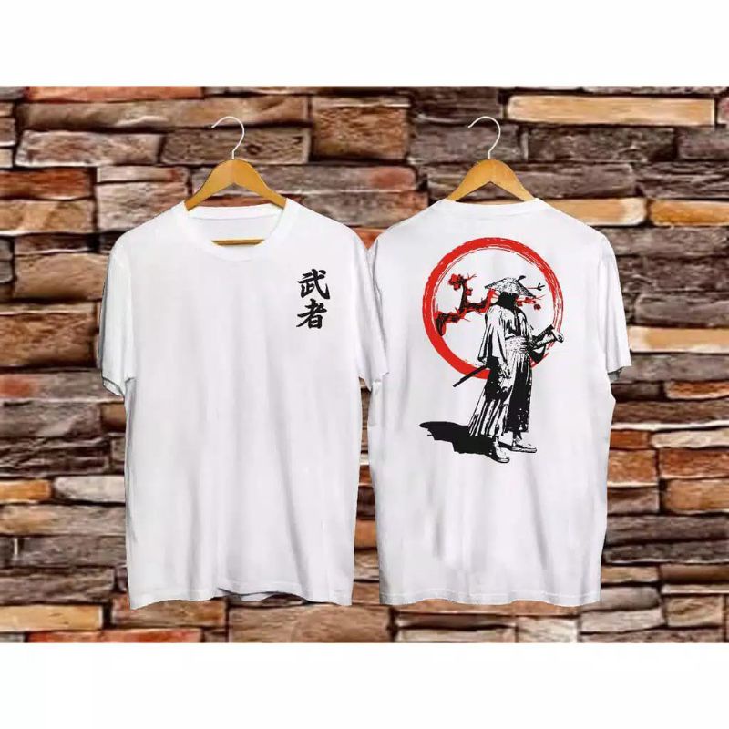 Kaos Oversize Samurai bahan PE fit to XL