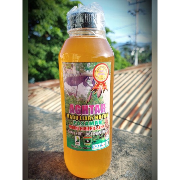 

Madu Asli Murni Lebah Apis Dorsata Dari hutan pasaman Sumatera Barat - AGHTAR MADU LIAR 500 ML