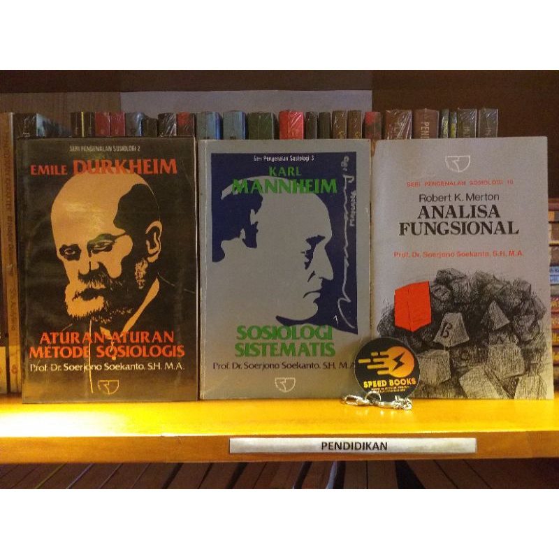 PAKET SERI PENGENALAN SOSIOLOGI EMILE DURKHEIM KARL MANNHEIM ROBERT K MERTON