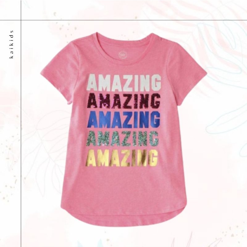 Wonder Nation Flippy Sequin Tee/ Kaos Anak Sequin Wonder Nation