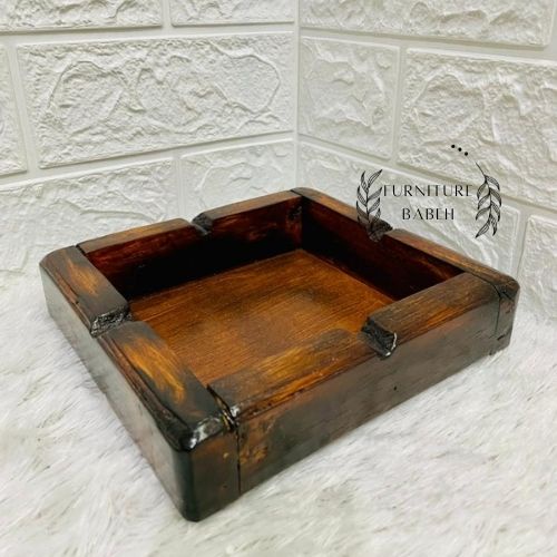 Furniture Hiasan Asbak Kayu Aesthetik Karya Anak Bangsa