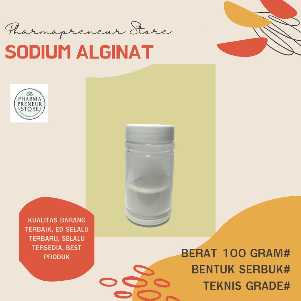 SODIUM ALGINAT / NATRII-NATRIUM ALGINAT 25 GRAM