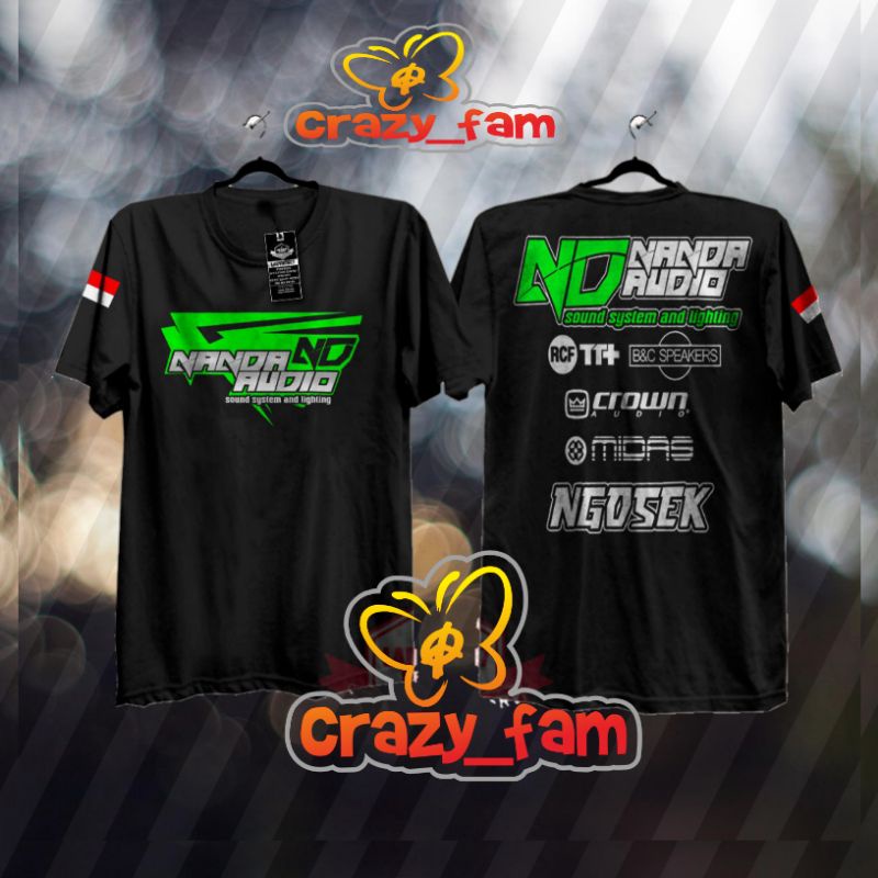 KAOS BAJU SOUND BALAP NANDA AUDIO