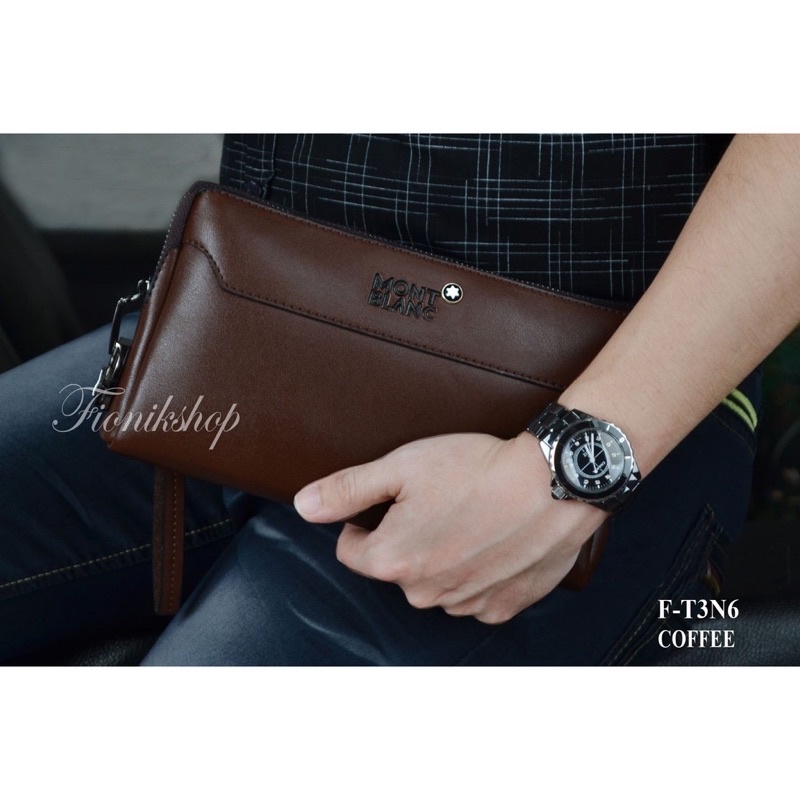 Clutch Tangan Tas Handbag pria/wanita Clutch Pria murah import model lock kunci anti maling