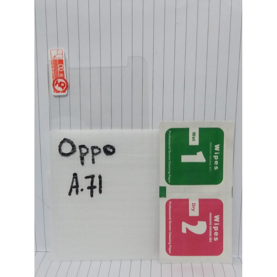 Tempered Gorilla Glass kaca Oppo A71 murah