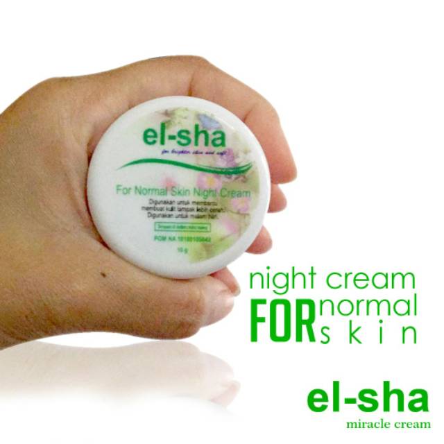 EL-SHA SKINCARE ECER (Cream Normal, Cream Flek, Cream Oily)