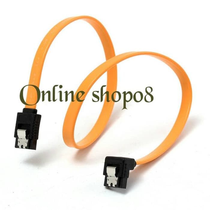 TERBAGUS KABEL DATA SATA-CLIP Model L ( Kunci ) Besi Bagus HIGH QUALITY