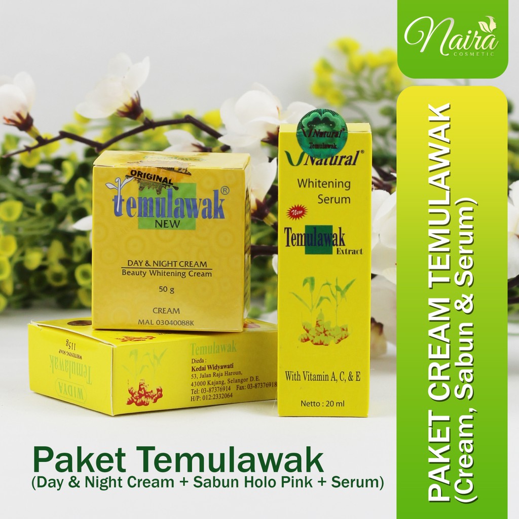 Temulawak Asli - Cream Temulawak Original Holo Super ( Cream, Sabun dan Serum )