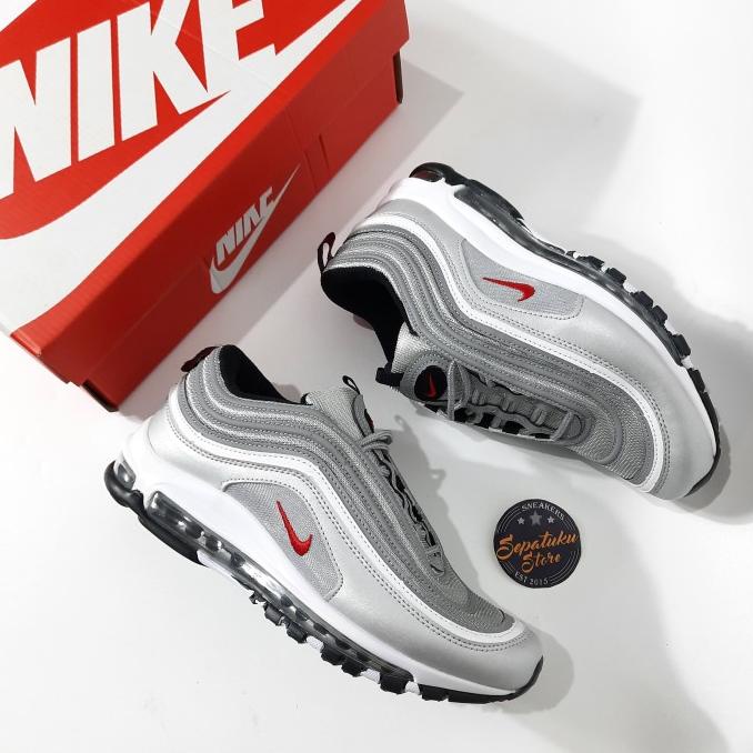 Sepatu Nike Airmax 97 OG X Undefeated Silver Bullet - Premium Quality