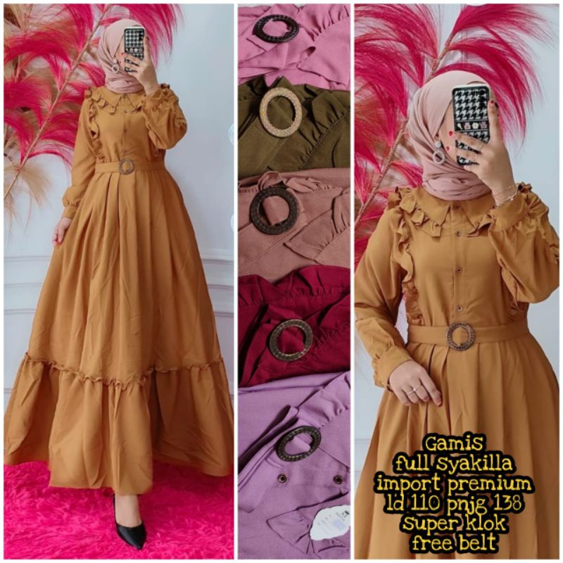 GAMIS FULL SHAKILA IMPORT PREMIUM