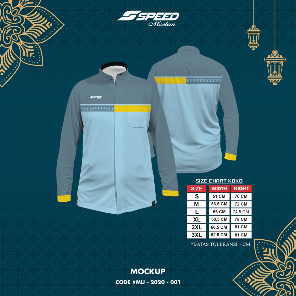 Download Mockup Baju Koko Dengan