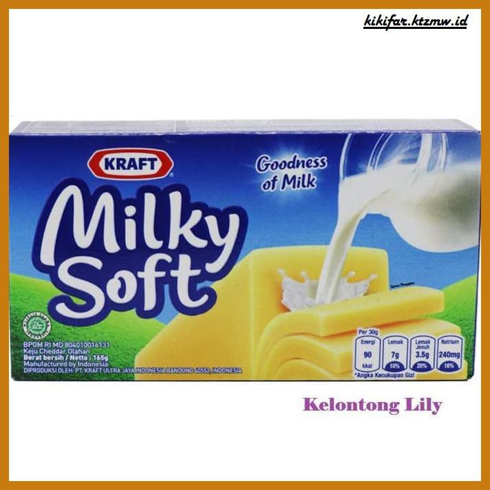 

Ujekujek- Keju Kraft Milky Soft 165 Gr -Original.