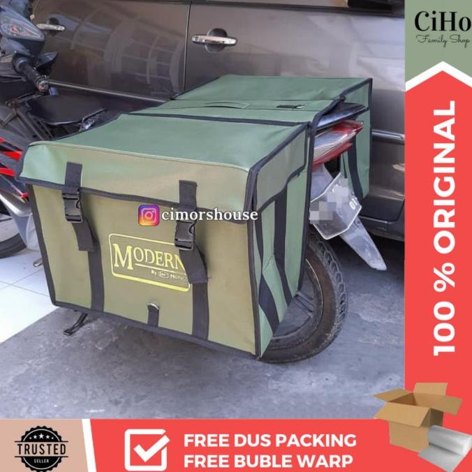 TAS OBROK BOX MOTOR MODERN WATERPROOF DELIVERY KURIR POS SALES KARGO