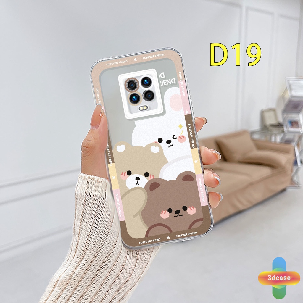 Casing Soft TPU Case Xiaomi Redmi Note 9 8 10 10S 9 10 PRO MAX 11 9S Xiaomi Redmi POCO C3 C31 X3 NFC X3 PRO Redmi 9C NFC 9A 9i 9T 9AT 9ACTIV 9 PRO Power 10X POCO M2 PRO 10 Prime Ins Cartoon Cute Camera Protection Case