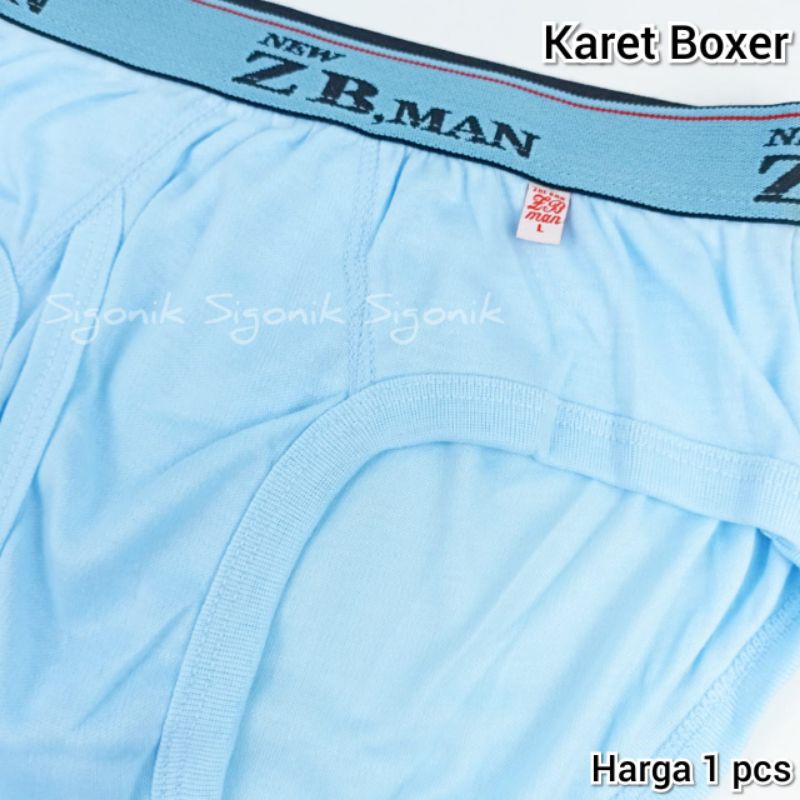 CD Celana Dalam Pria Dewasa Jumbo ZB Man M L XL XXL XXXL Big Size KARET BOXER Katun Pakaian Dalaman Cowok Laki-Laki Lembut Adem Nyaman Boxer Sigonik