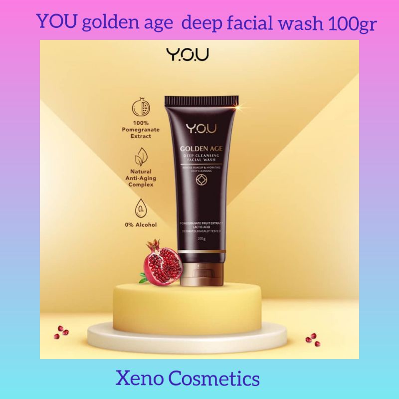 YOU Golden Age Deep Cleansing Facial Wash 100gr