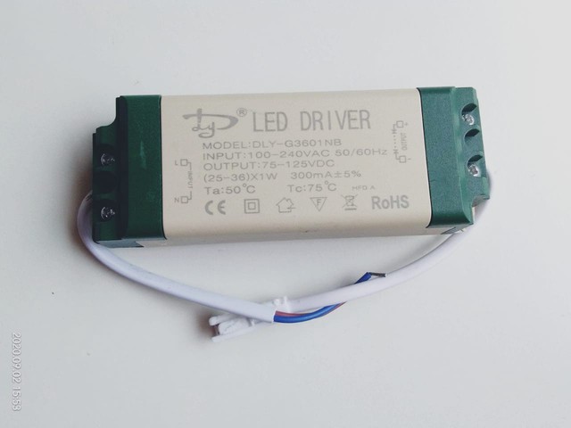 [DSP-9266] LED DRIVER CASING PLASTIK 25-36X1WATT 300 mA DLY-G3601NB