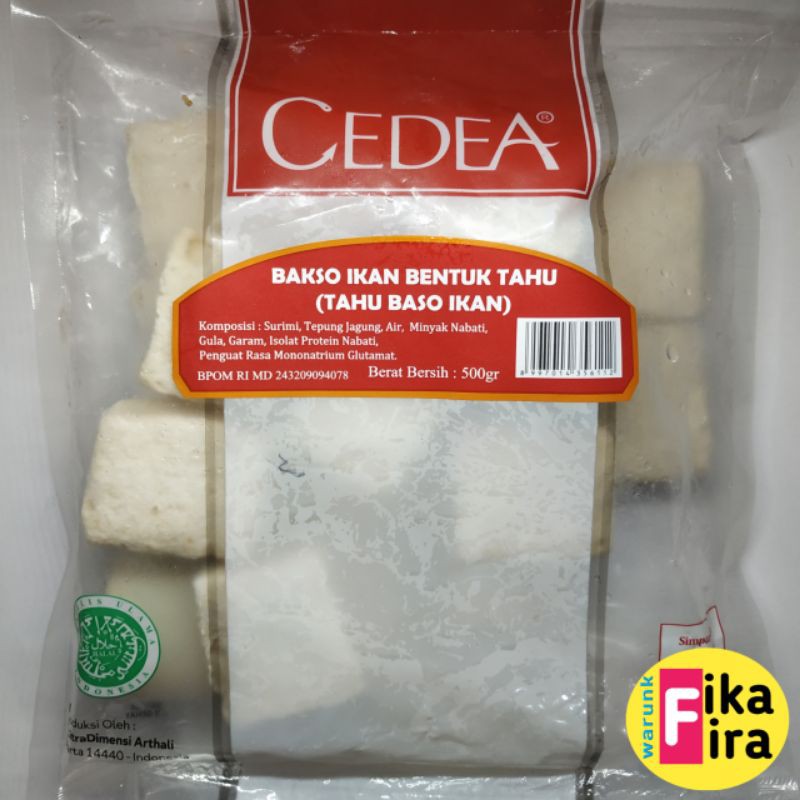 

Cedea Bakso Ikan Bentuk Tahu 500 Gram