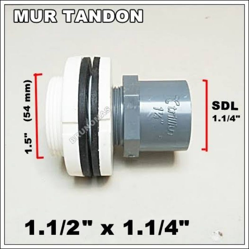 Mur Drat Ring Toren Tandon Air 1 1 4 Shopee Indonesia