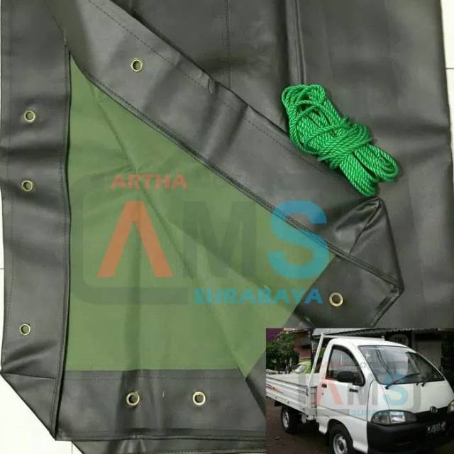 Terpal Bak Belakang Daihatsu Zebra Espass Bak 3 way Pickup / Pick Up +Tali Tampar