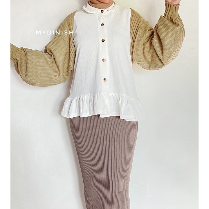 Lupi Crop - Cardigan Wanita Rajut Terbaru