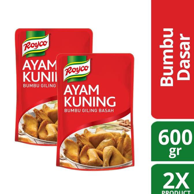 

Kualitas Terbaik - Royco Bumbu Dasar Ayam Kuning Pouch 600G Twin Pack